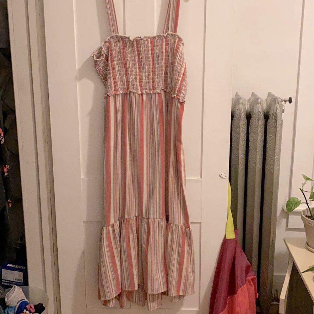 Knox Rose smocked midi dress NWT